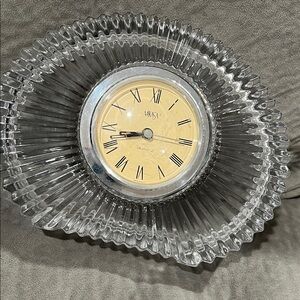 Mikasa diamond fire crystal quartz clock